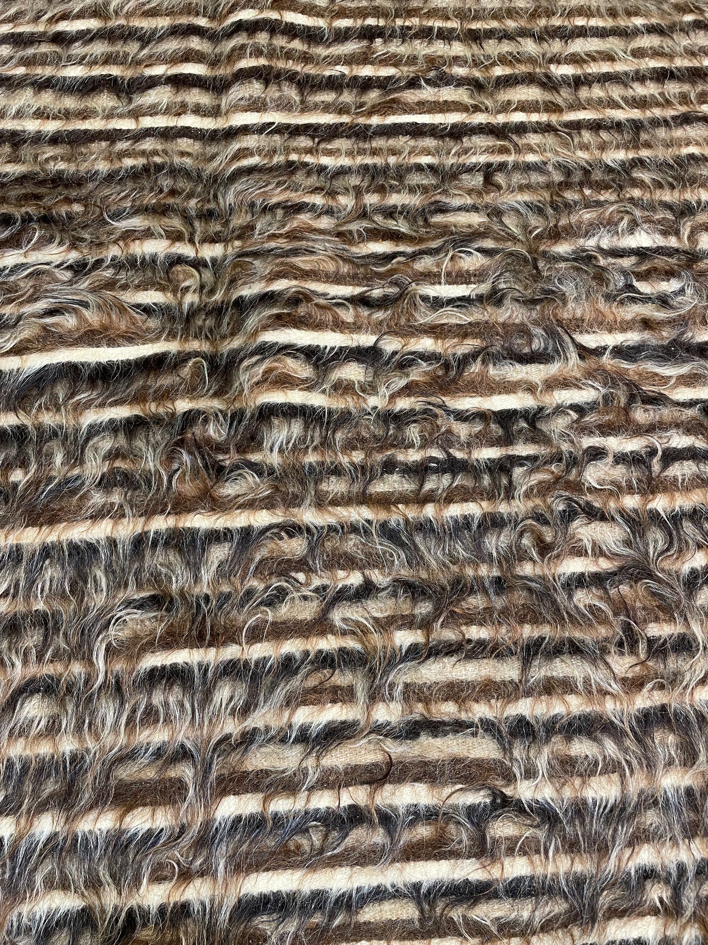 Hand-Knotted Wool Rug Turkish Oushak 4'3" x 6'