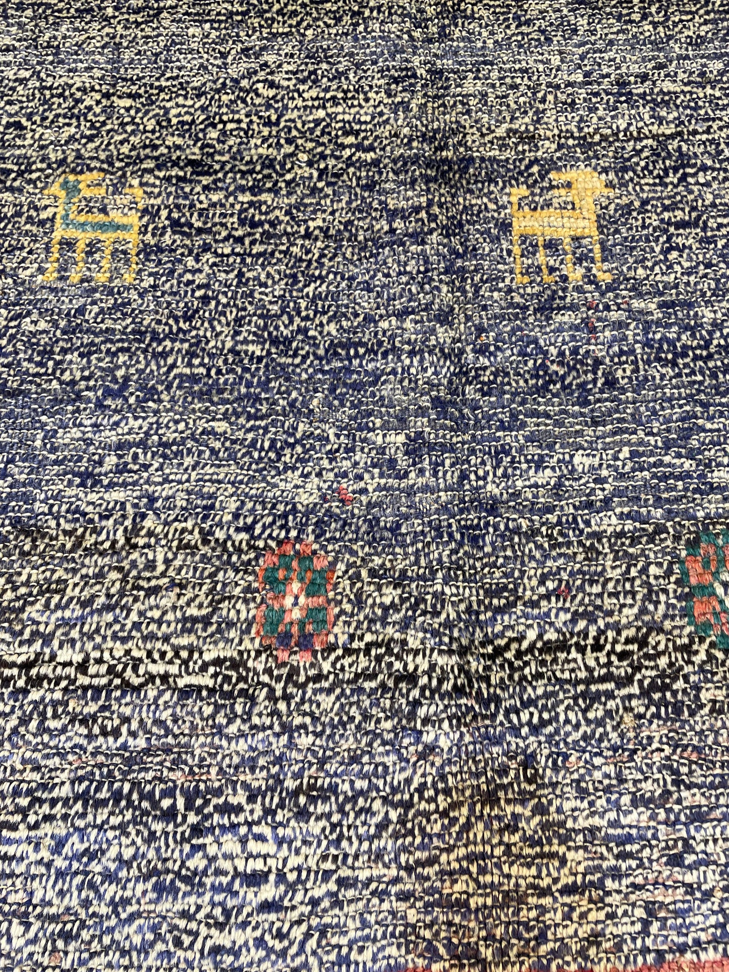 Hand-Knotted Wool Rug Persian Gabeh 4'6" x 6'9"