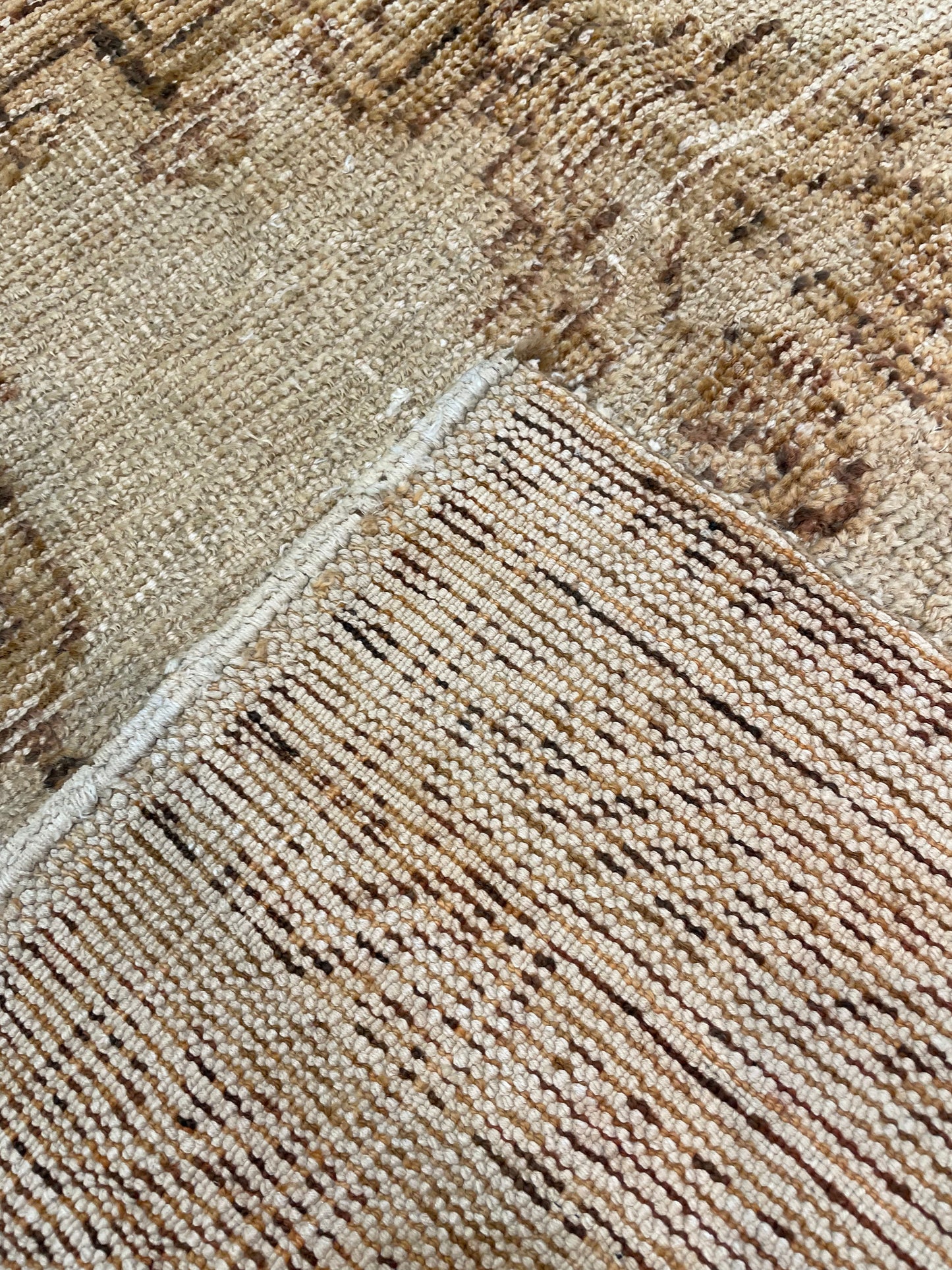 Hand-Knotted Wool Rug Turkish Oushak 4' x 6'7"