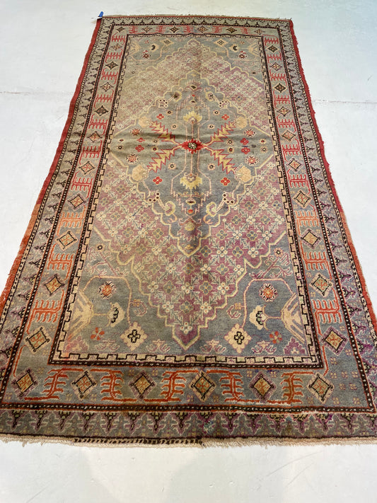 Hand-Knotted Wool Gallery Size Khotan 4'4" x 10'