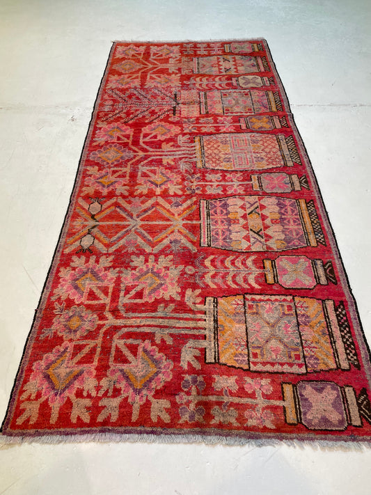Hand-Knotted Wool Gallery Size Khotan 3'8" x 8'9"