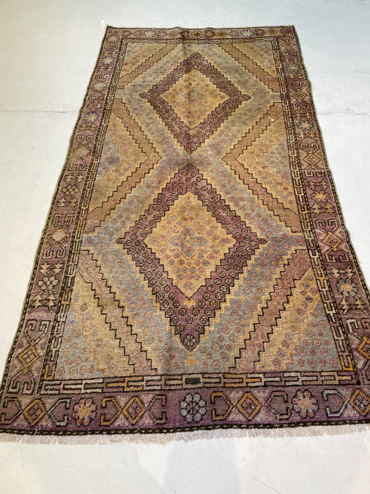 Hand-Knotted Wool Gallery Size Khotan 4'2" x 7'10"