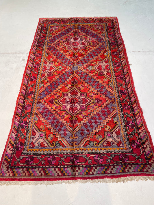 Hand-Knotted Wool Gallery Size Khotan 3'10" x 7'7"
