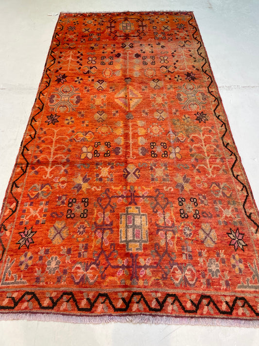 Hand-Knotted Wool Gallery Size Khotan 4'4" x 8'10"