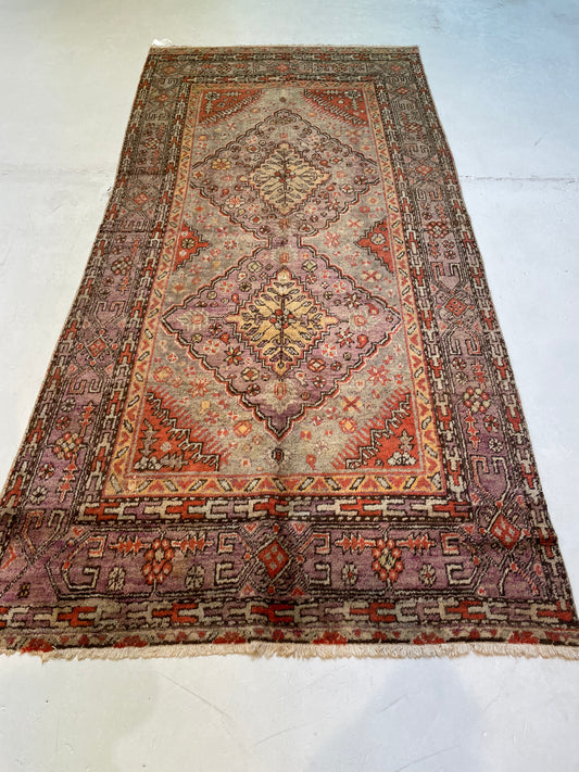 Hand-Knotted Wool Gallery Size Khotan 4'1" x 8'9"