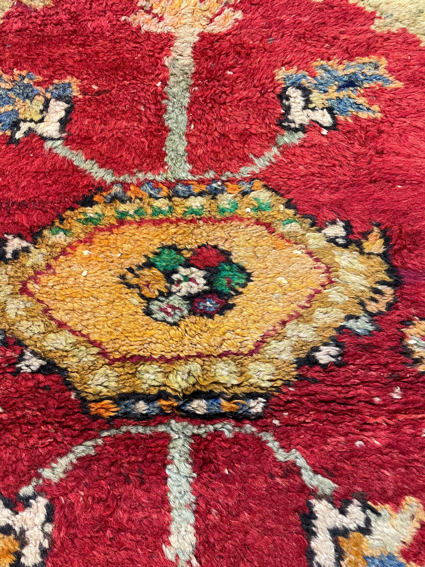 Hand-Knotted Wool Rug Turkish Oushak 2'10" x 3'4"