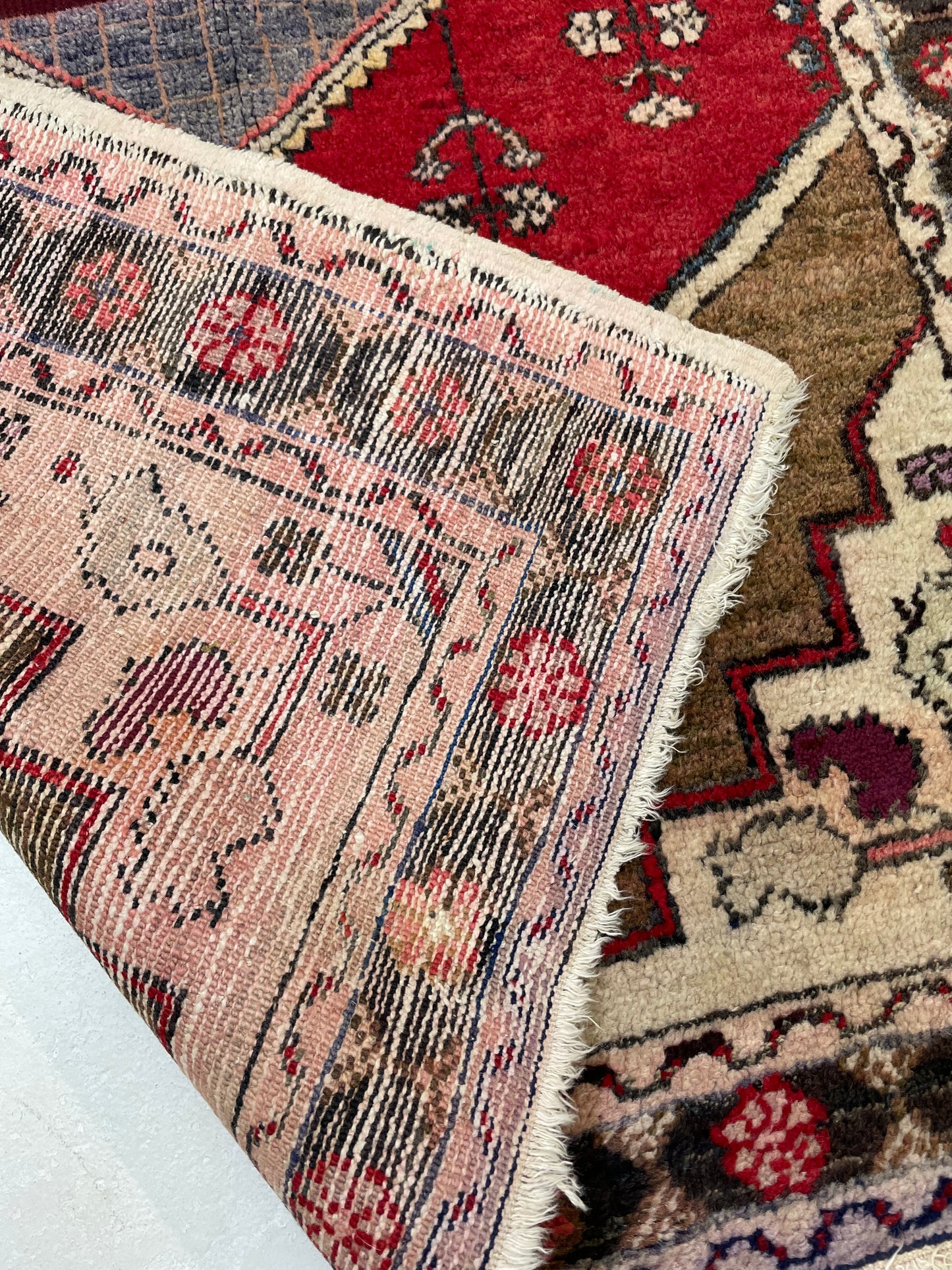 Hand-Knotted Wool Rug Turkish Oushak 3' x 5'