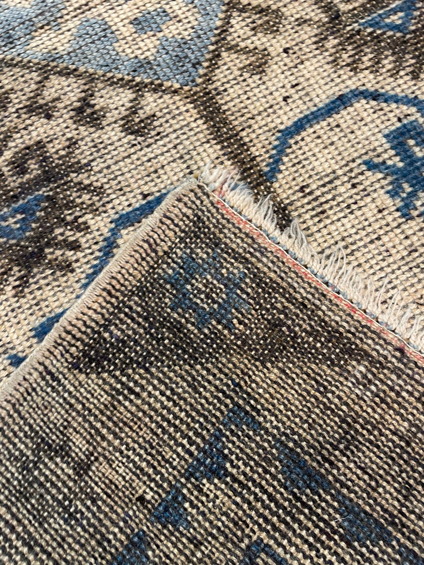 Hand-Knotted Wool Rug Turkish Oushak 2'5" x 4'2"