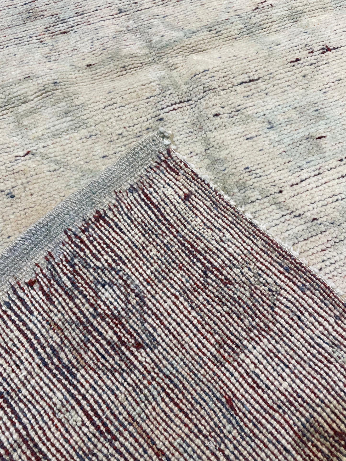 Hand-Knotted Wool Rug Turkish Oushak 2'10" x 4'4"