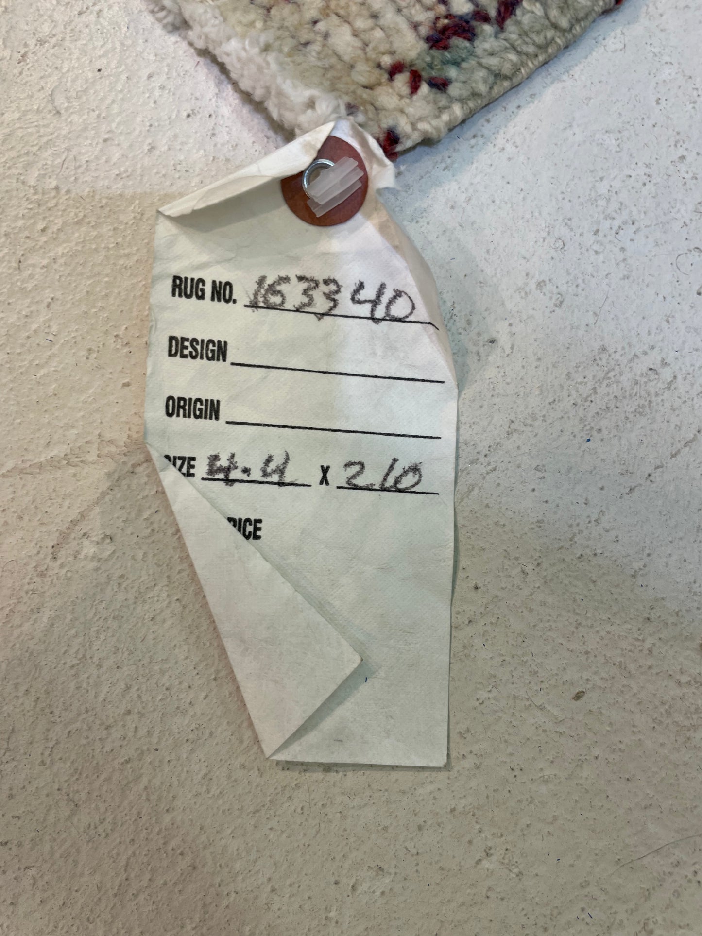 Hand-Knotted Wool Rug Turkish Oushak 2'10" x 4'4"