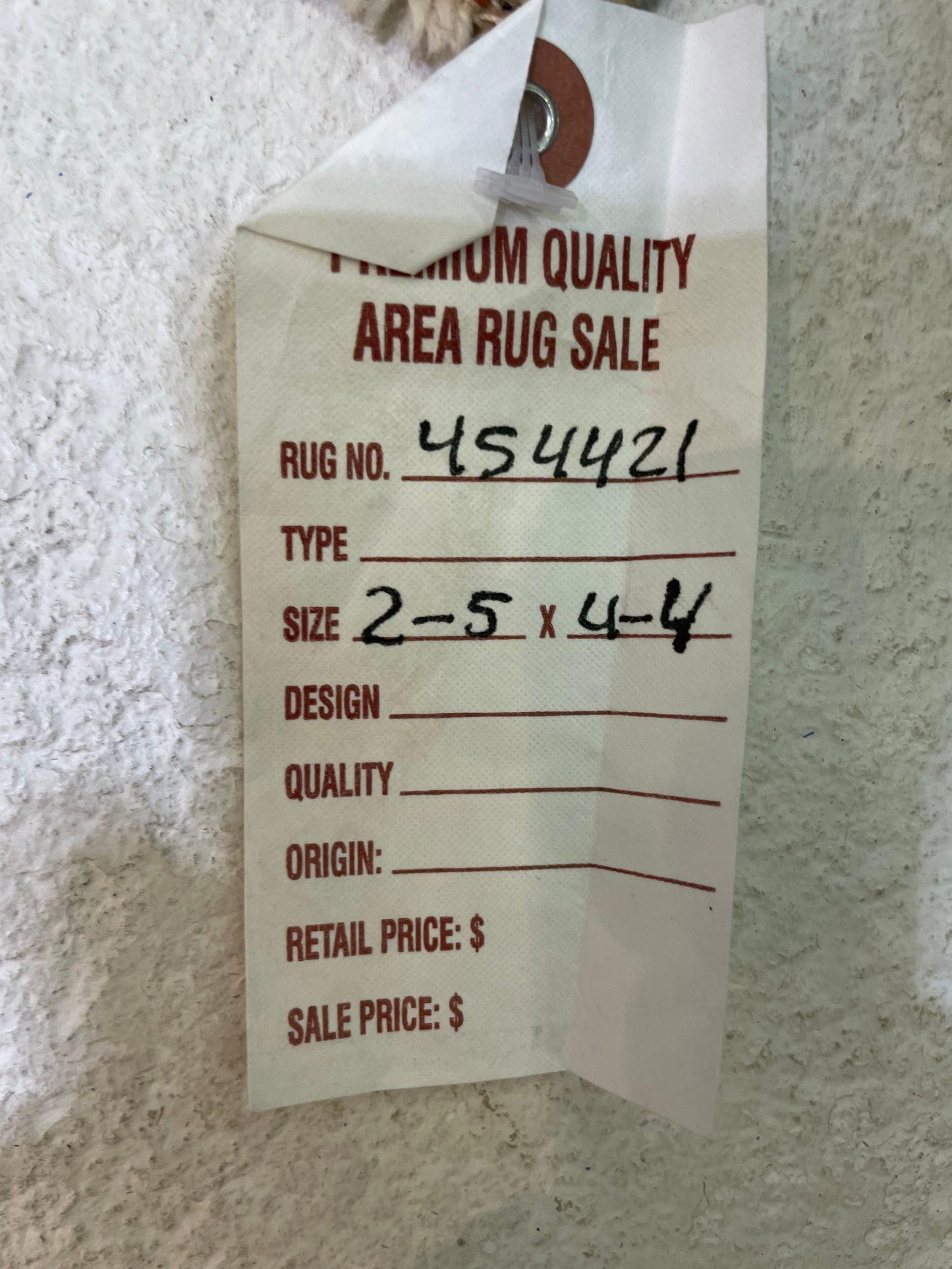 Hand-Knotted Wool Rug Turkish Oushak 2'5" x 4'4"