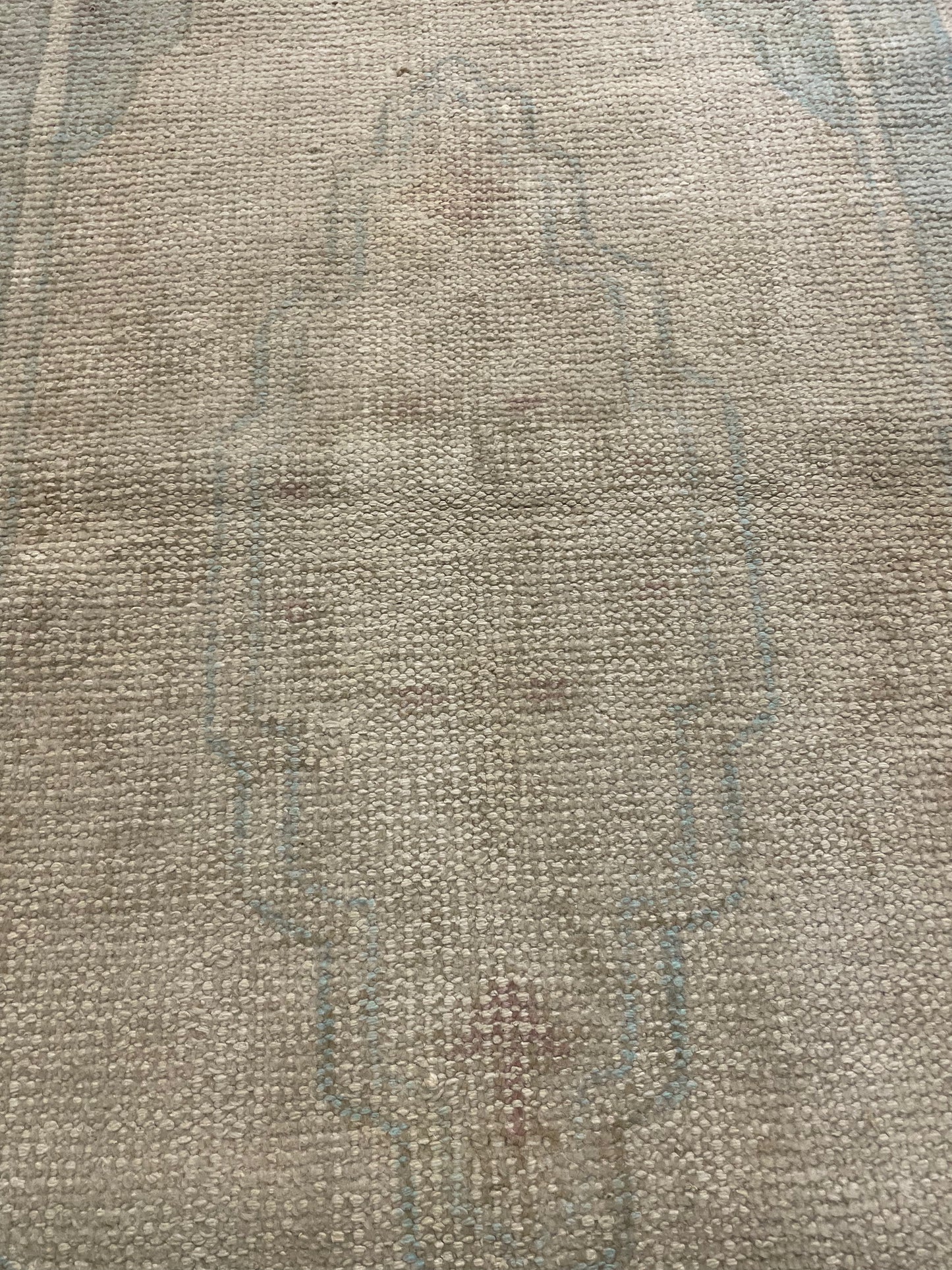 Hand-Knotted Wool Rug Turkish Oushak 2'2" x 4'7"