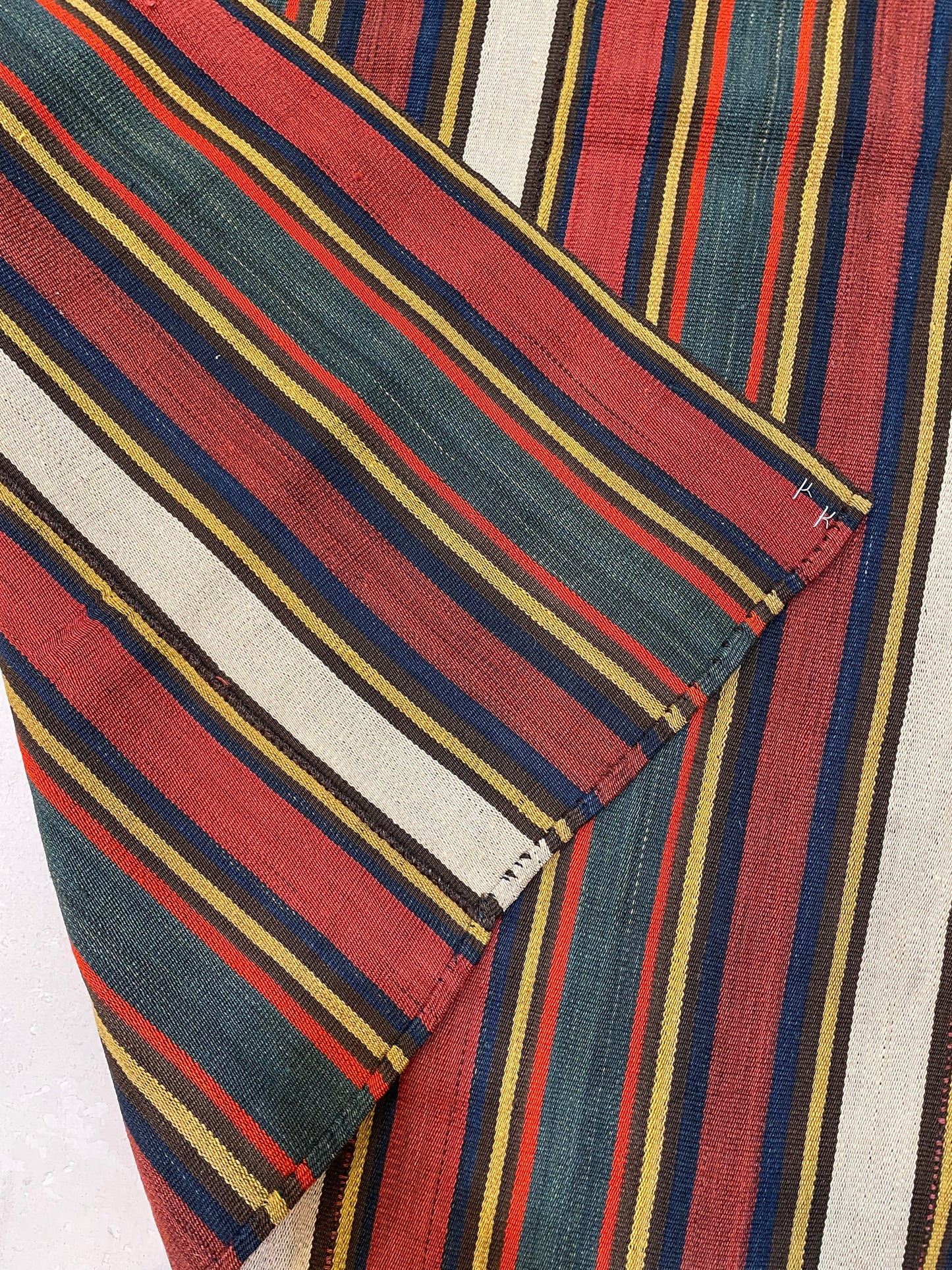 Hand-Knotted Wool Rug Turkish Oushak 7'5" x 7'9"