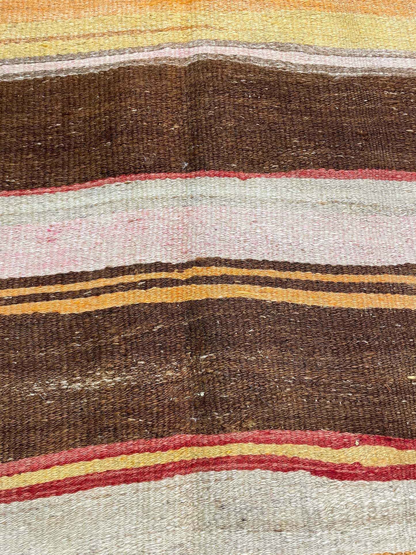 Hand-Knotted Wool Rug Turkish Oushak 6'2" x 11'2"