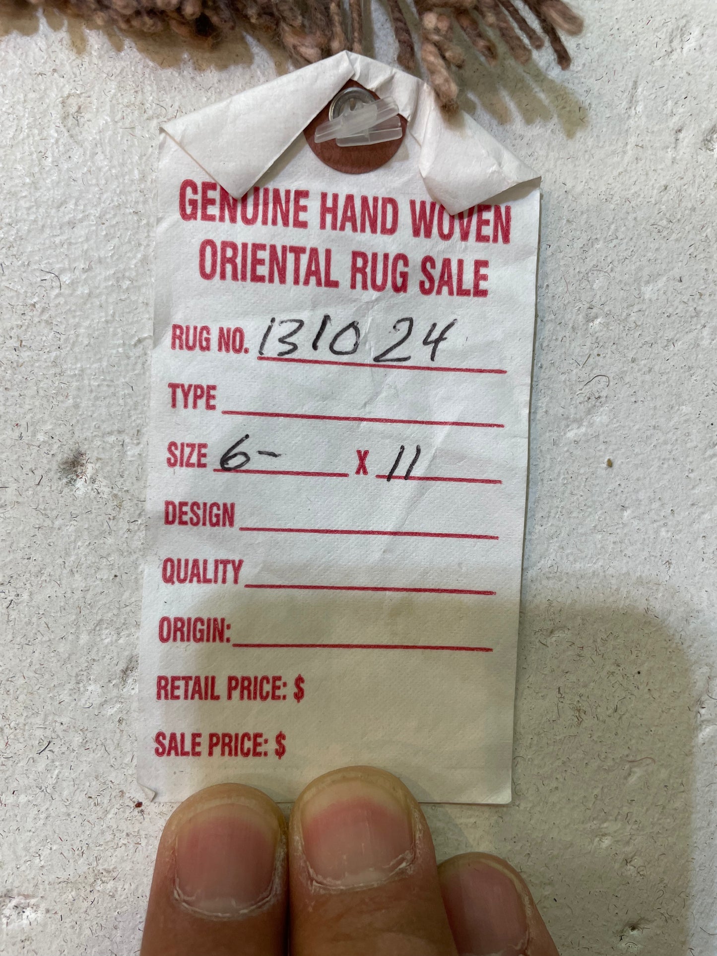 Hand-Knotted Wool Gallery Size Turkish Oushak 6' x 11'