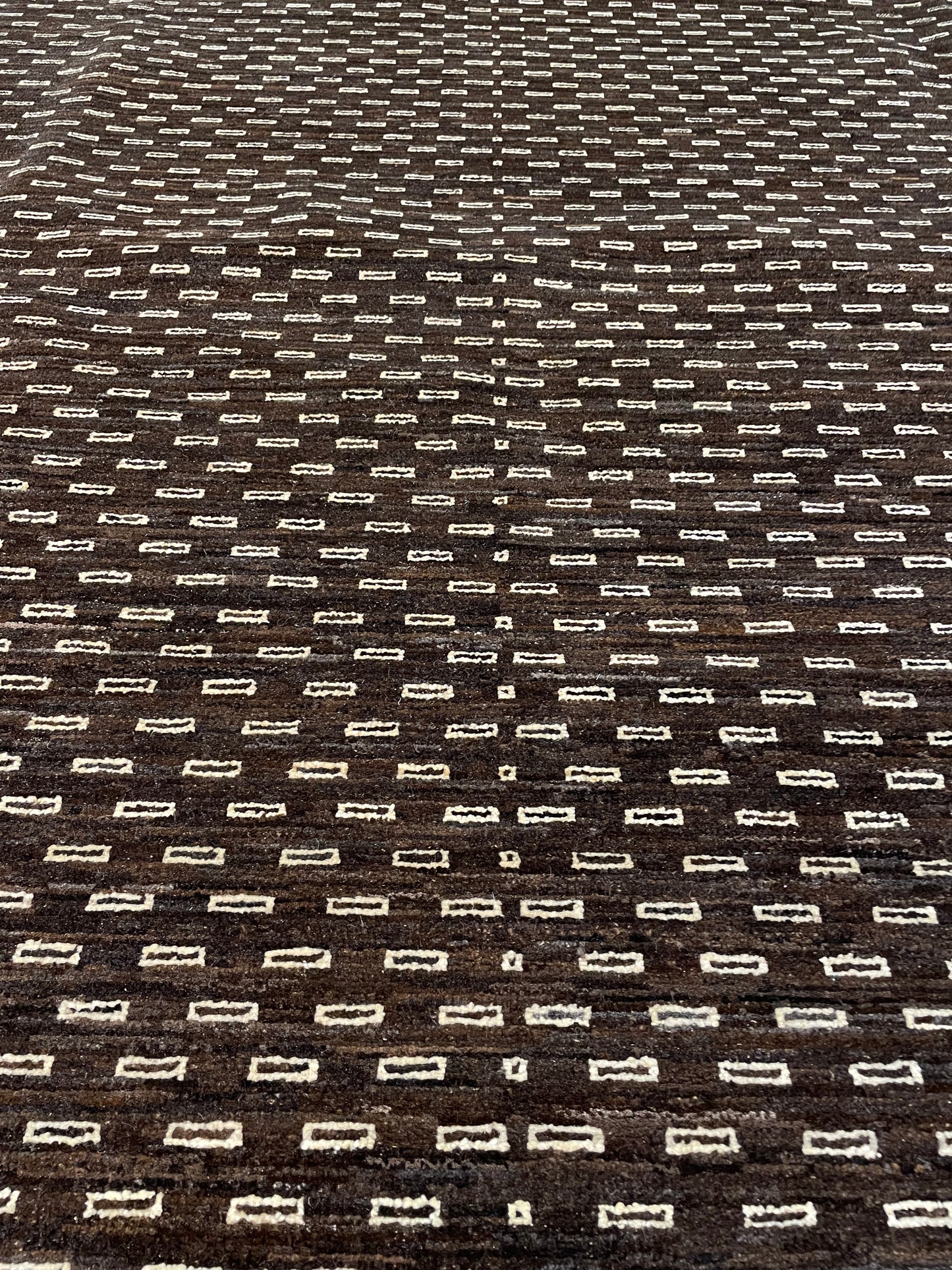 Hand-Knotted Wool Rug Turkish Oushak 9'4" x 11'9"