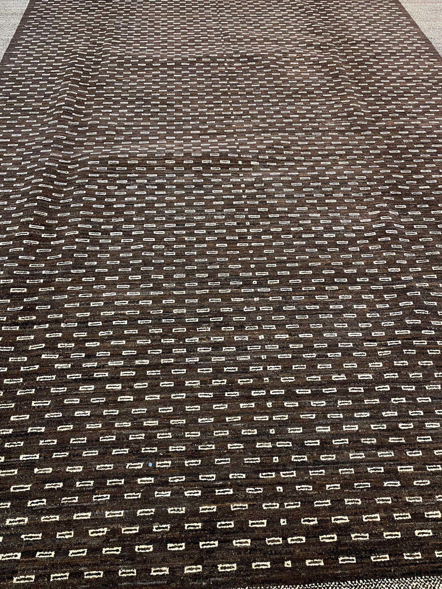 Hand-Knotted Wool Rug Turkish Oushak 9'4" x 11'9"