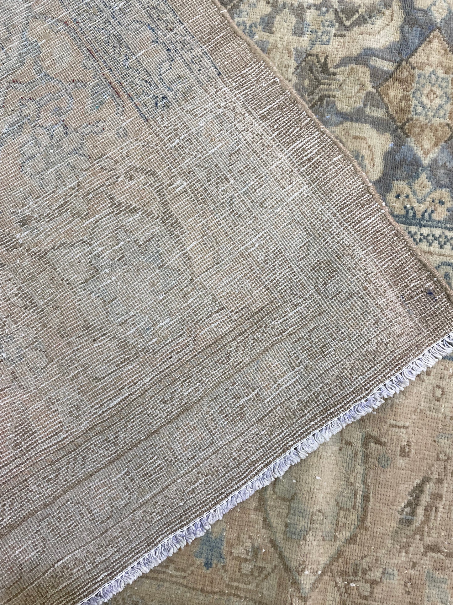 Hand-Knotted Wool Rug Turkish Oushak 8'10" x 12'4"