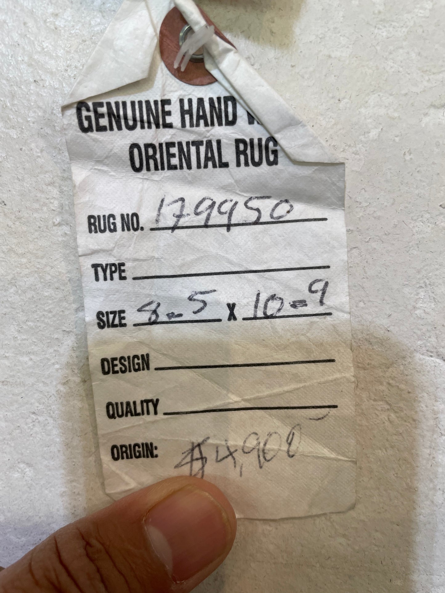 Hand-Knotted Wool Rug Turkish Oushak 8'5" x 10'9"