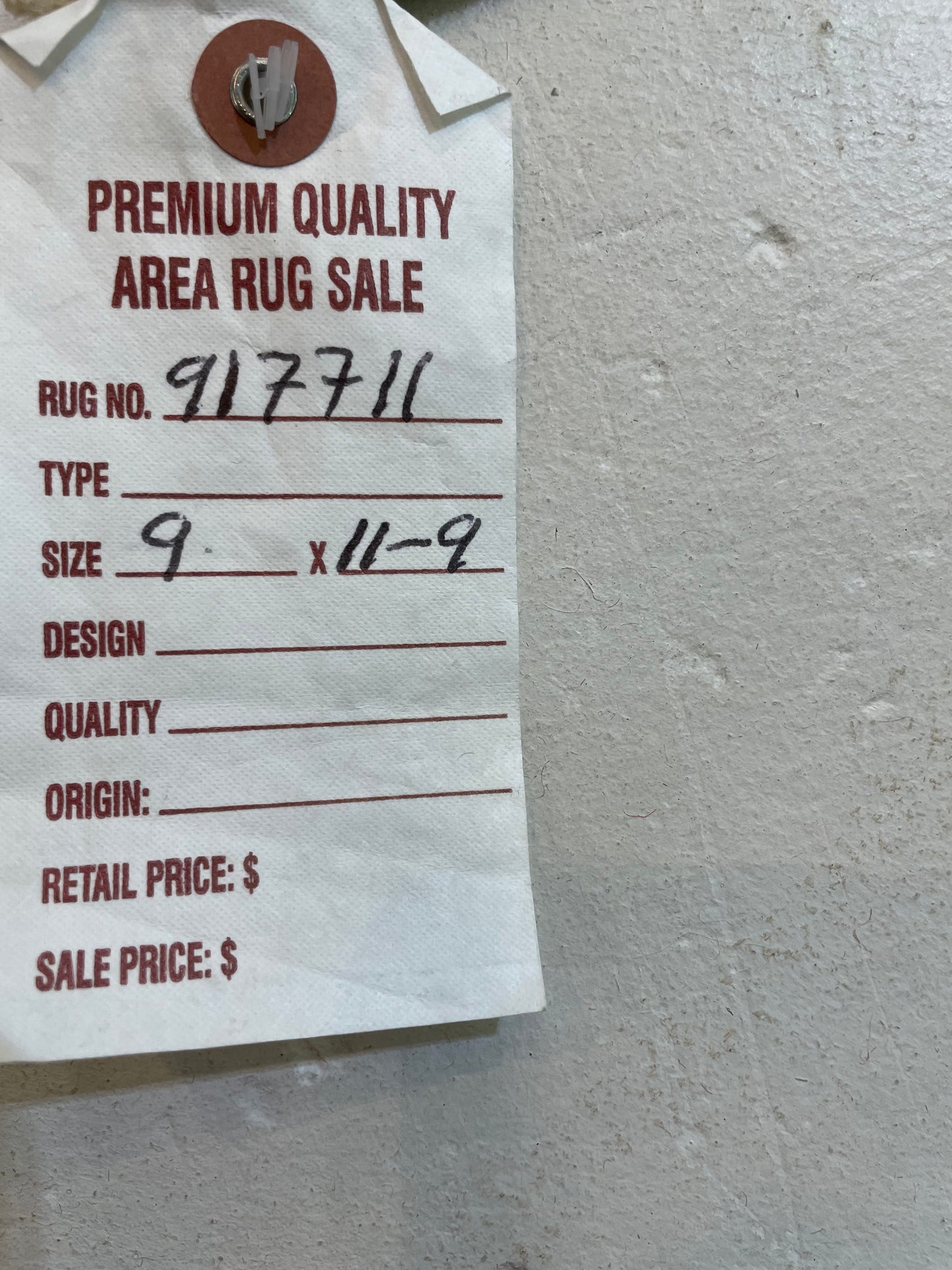 Hand-Knotted Wool Rug Turkish Oushak 9' x 11'9"