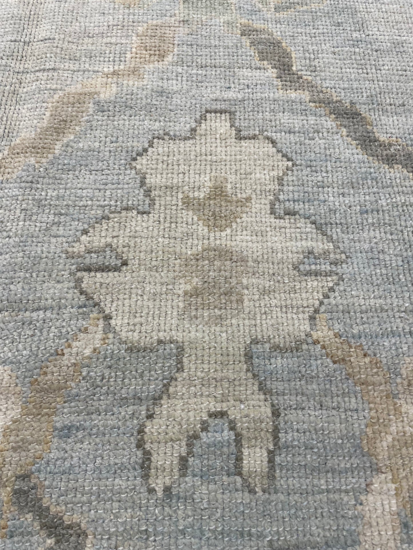 Hand-Knotted Wool Rug Turkish Oushak 8' x 10'6"