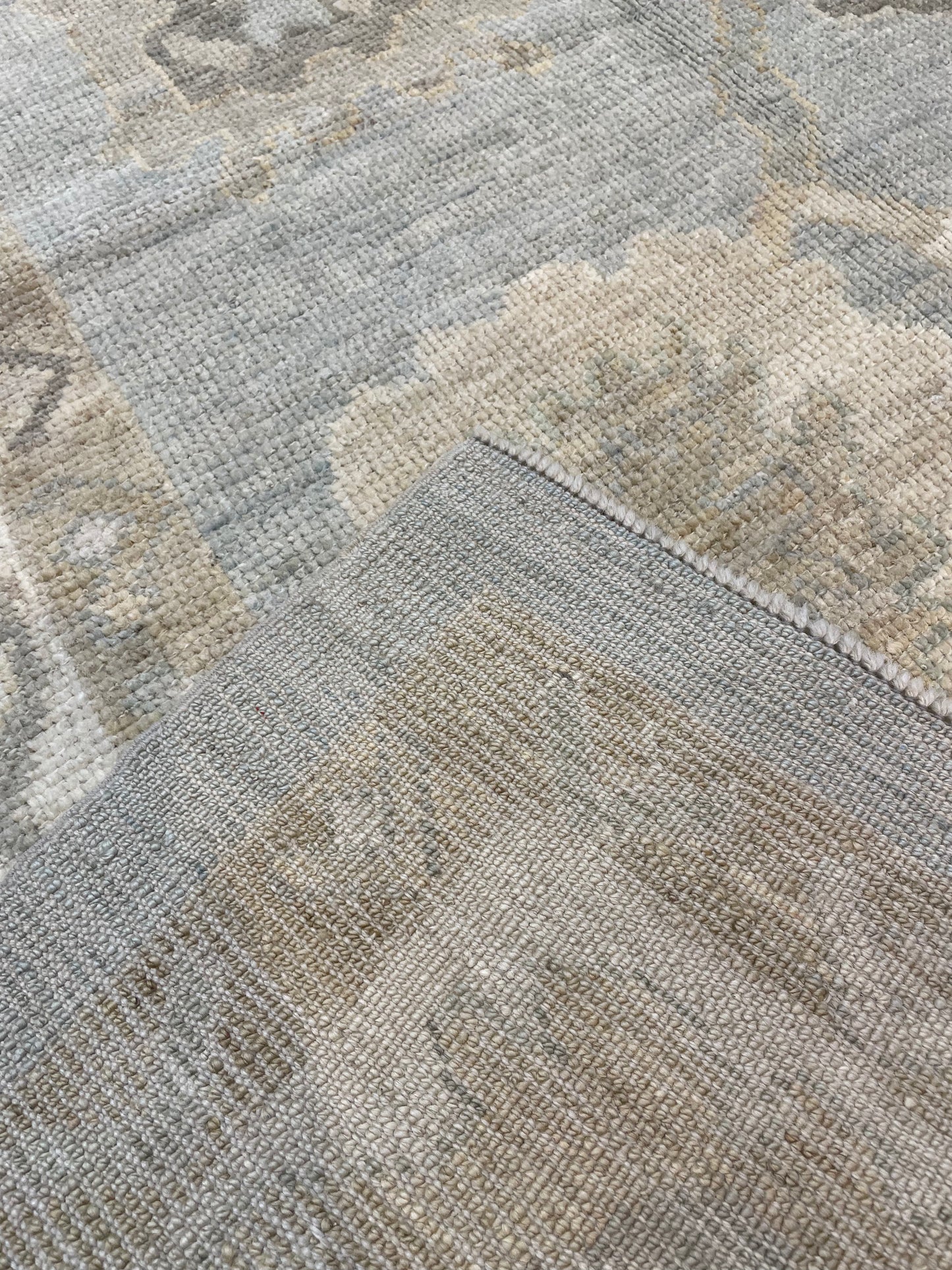 Hand-Knotted Wool Rug Turkish Oushak 8' x 10'6"