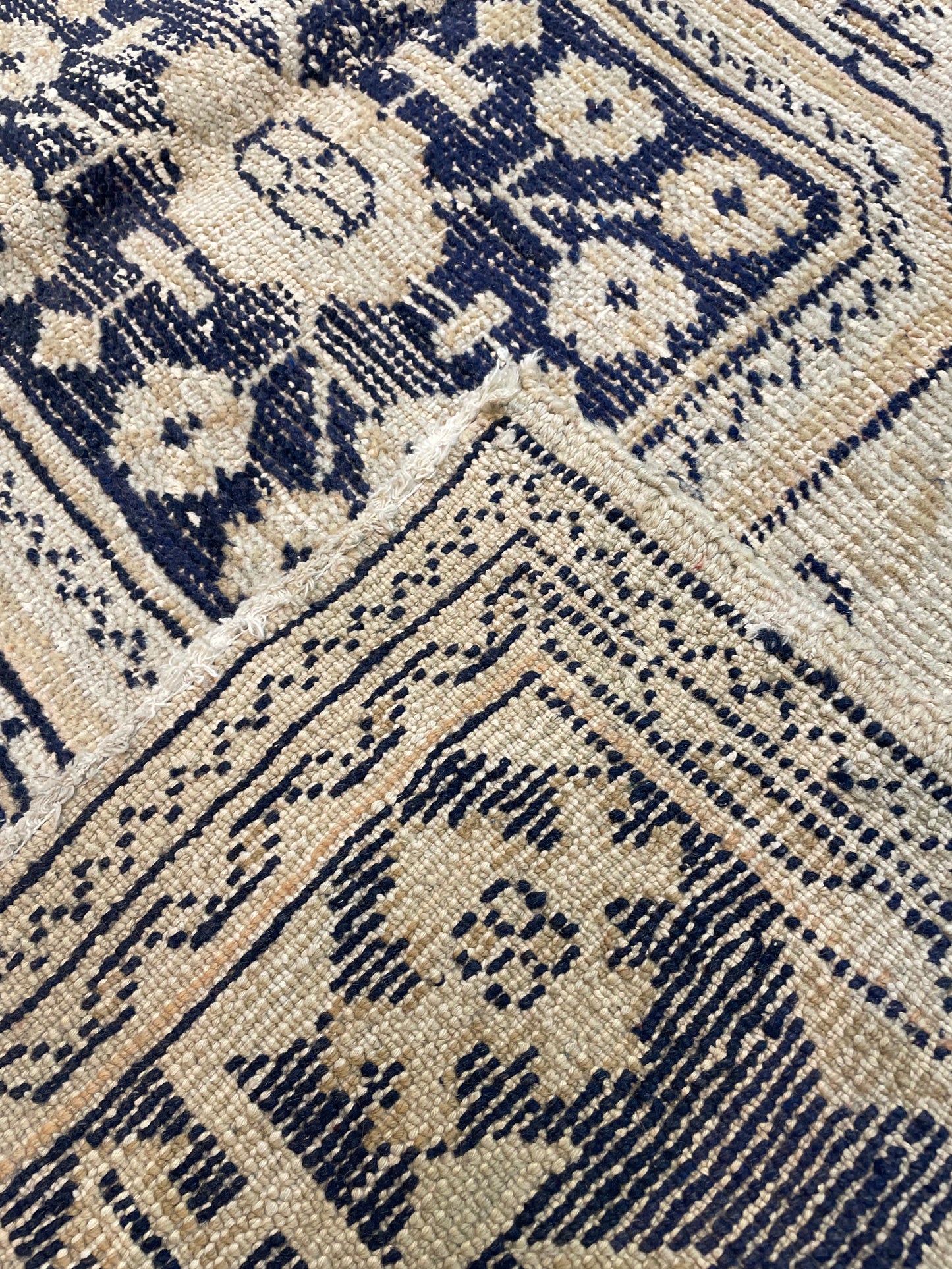 Hand-Knotted Wool Gallery Size Turkish Oushak 5'1" x 12'7"