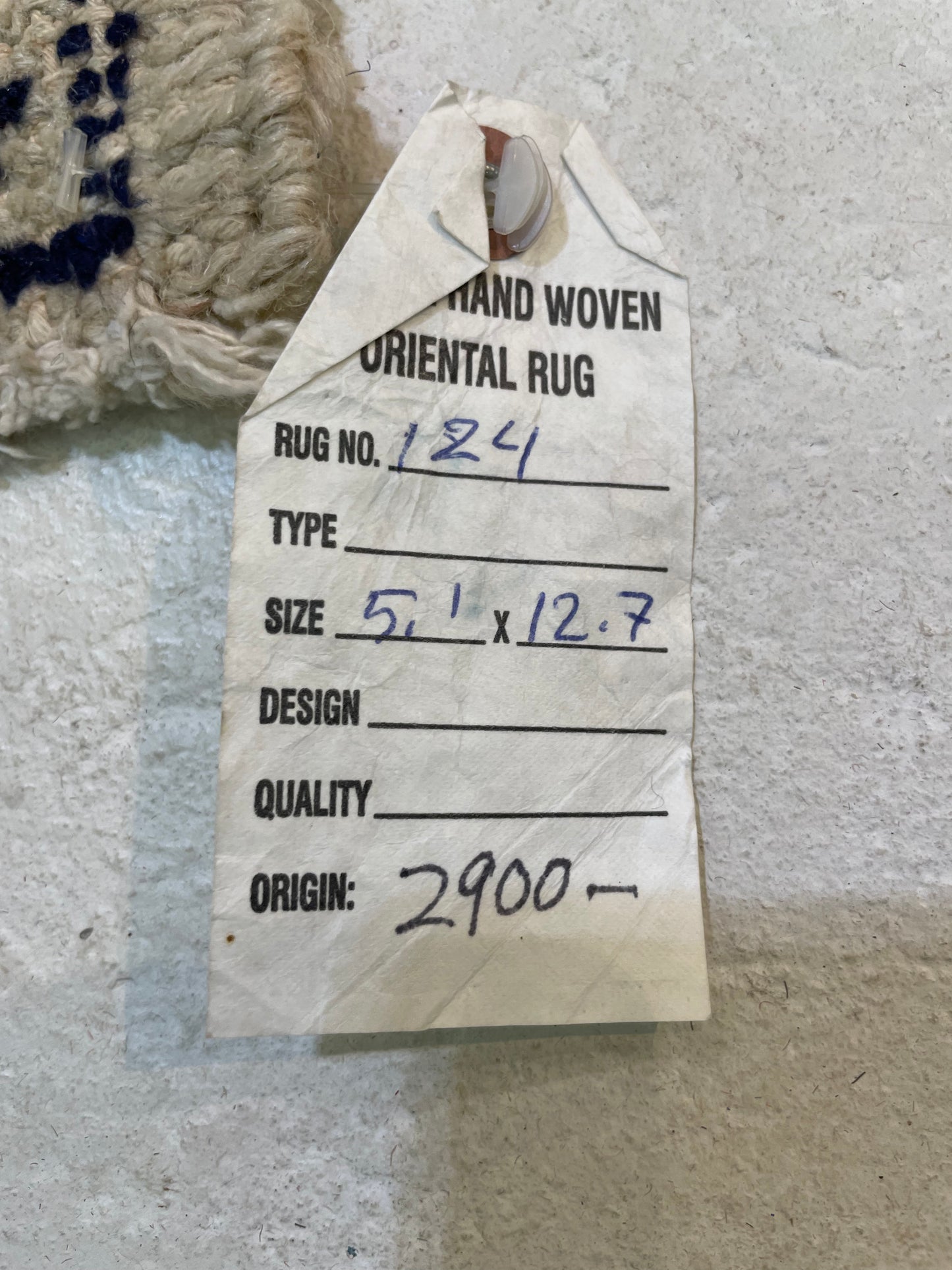 Hand-Knotted Wool Gallery Size Turkish Oushak 5'1" x 12'7"