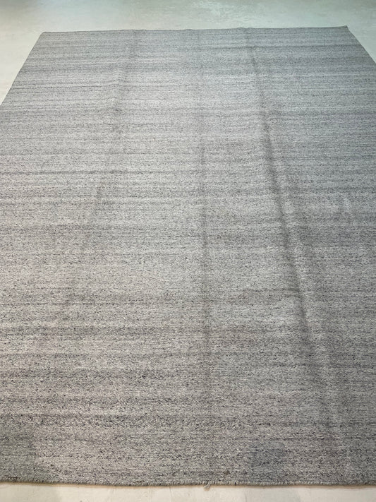 Hand-Knotted Wool Rug Turkish Oushak 8'8" x 11'6"