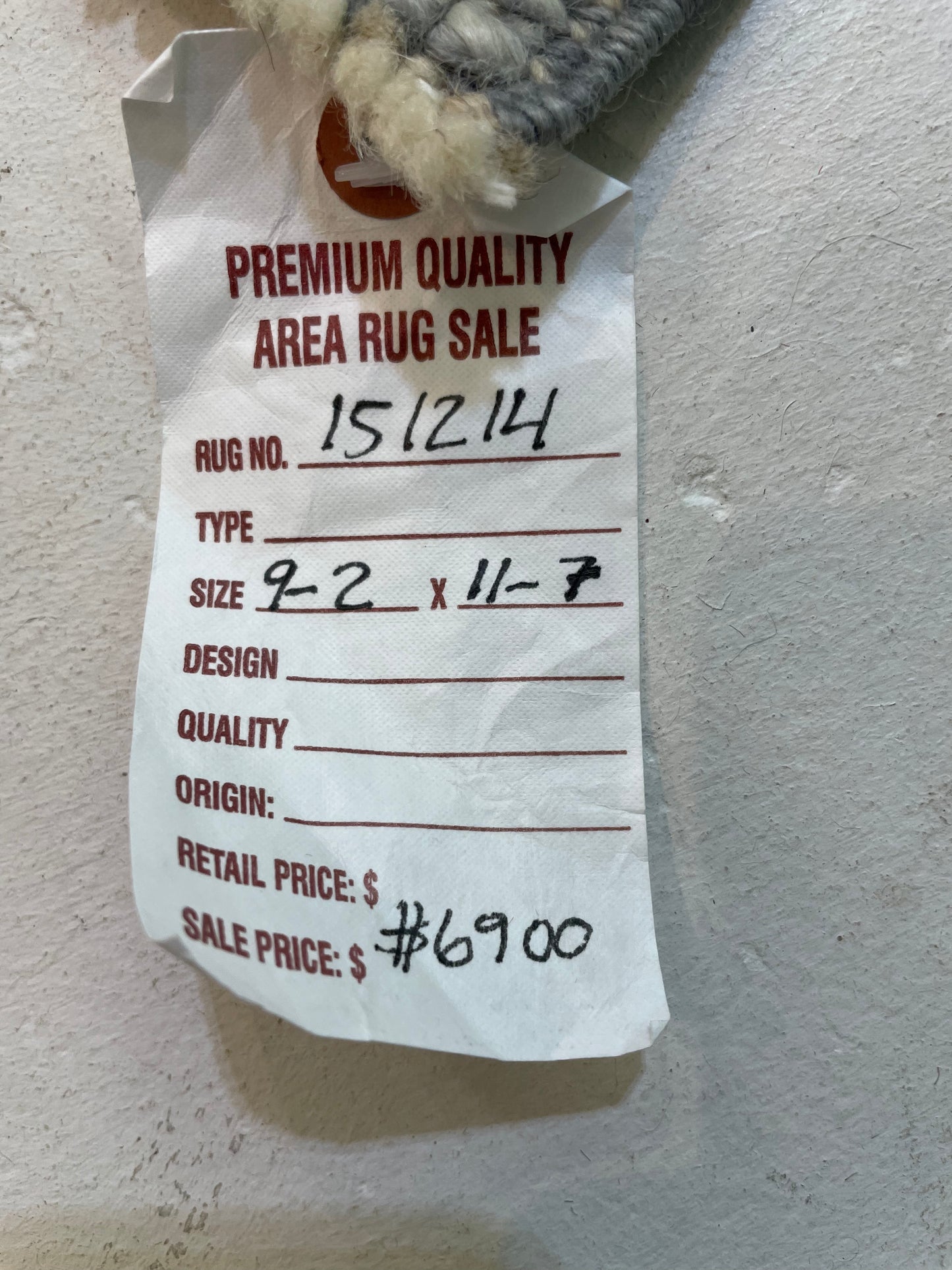 Hand-Knotted Wool Rug Turkish Oushak 9'2" x 11'7"