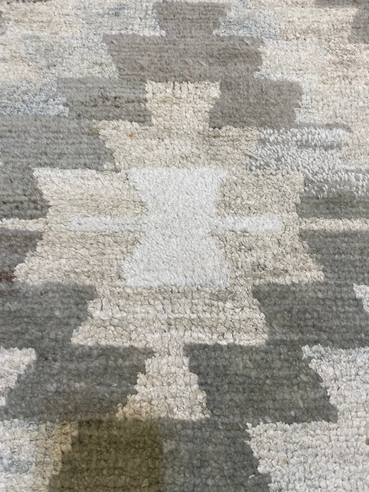 Hand-Knotted Wool Rug Turkish Oushak 8'7" x 11'4"