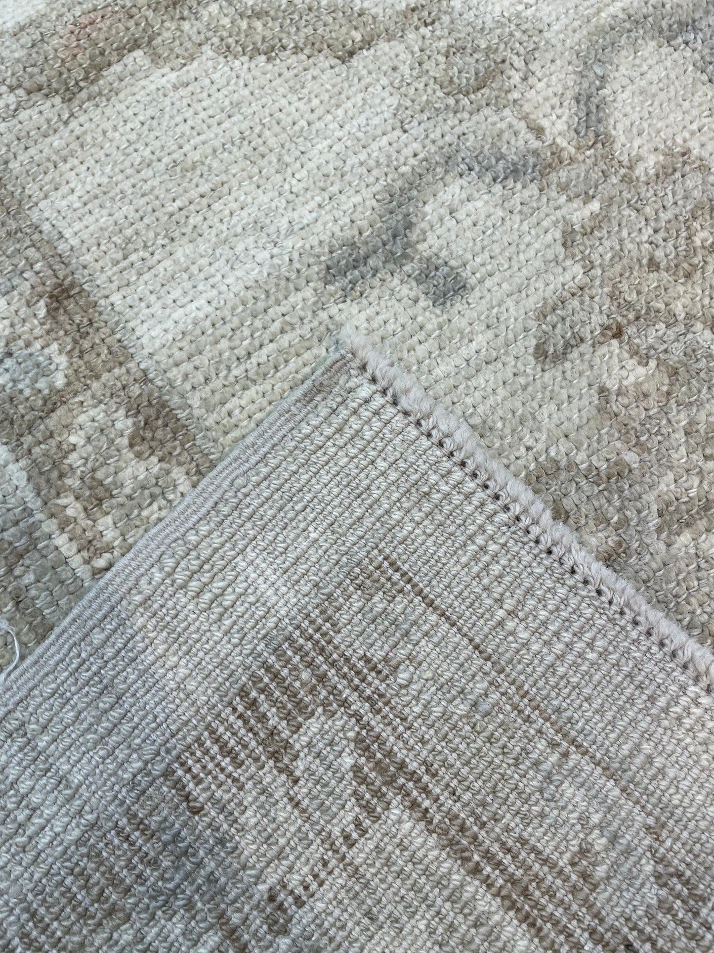 Hand-Knotted Wool Rug Turkish Oushak 8'3" x 9'10"