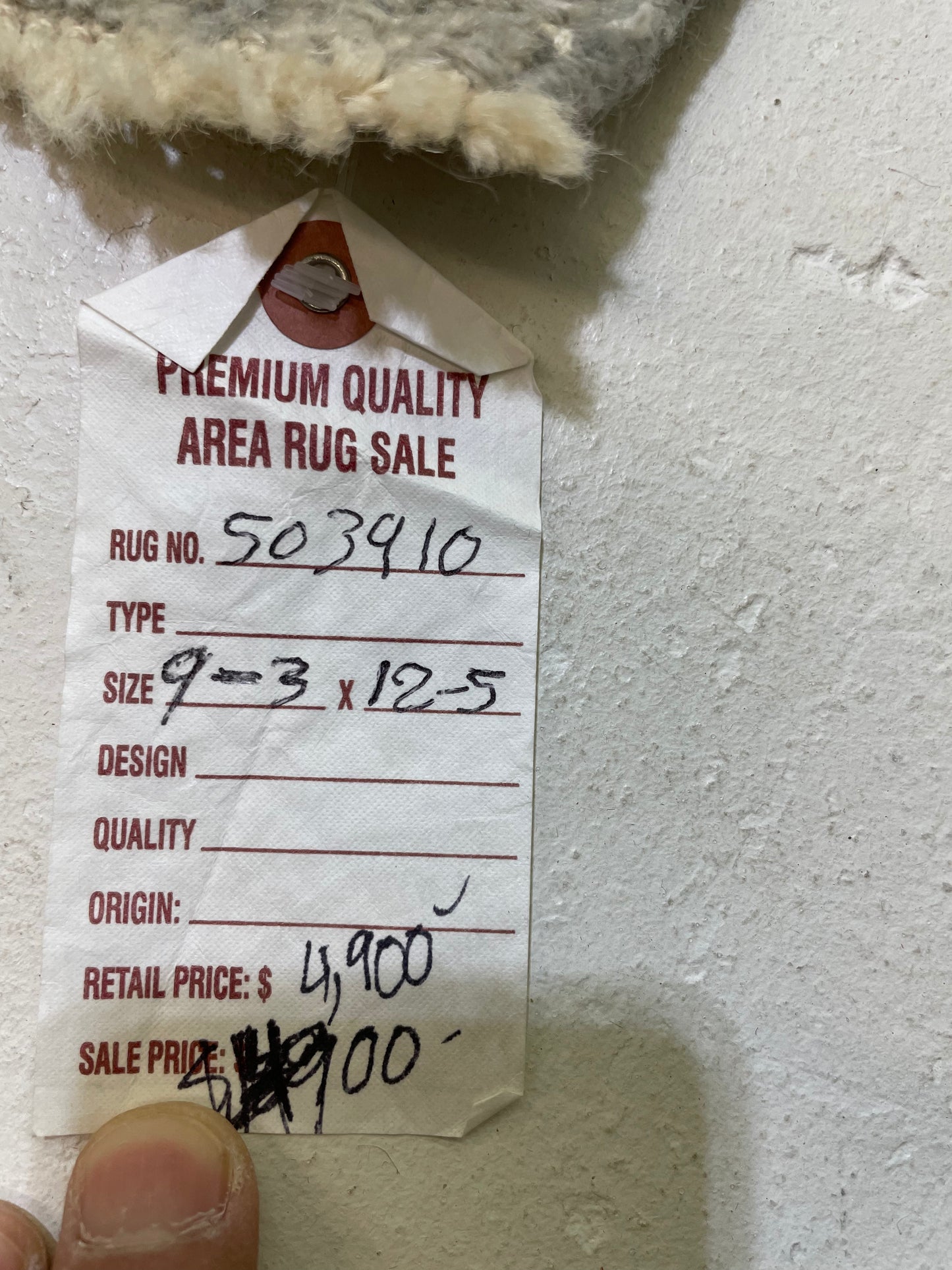 Hand-Knotted Wool Rug Turkish Oushak 9'3" x 12'5"