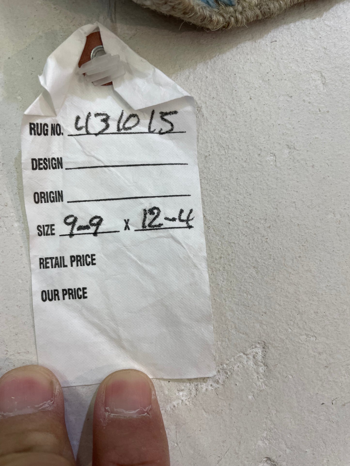 Hand-Knotted Wool Rug Turkish Oushak 9'9" x 12'4"