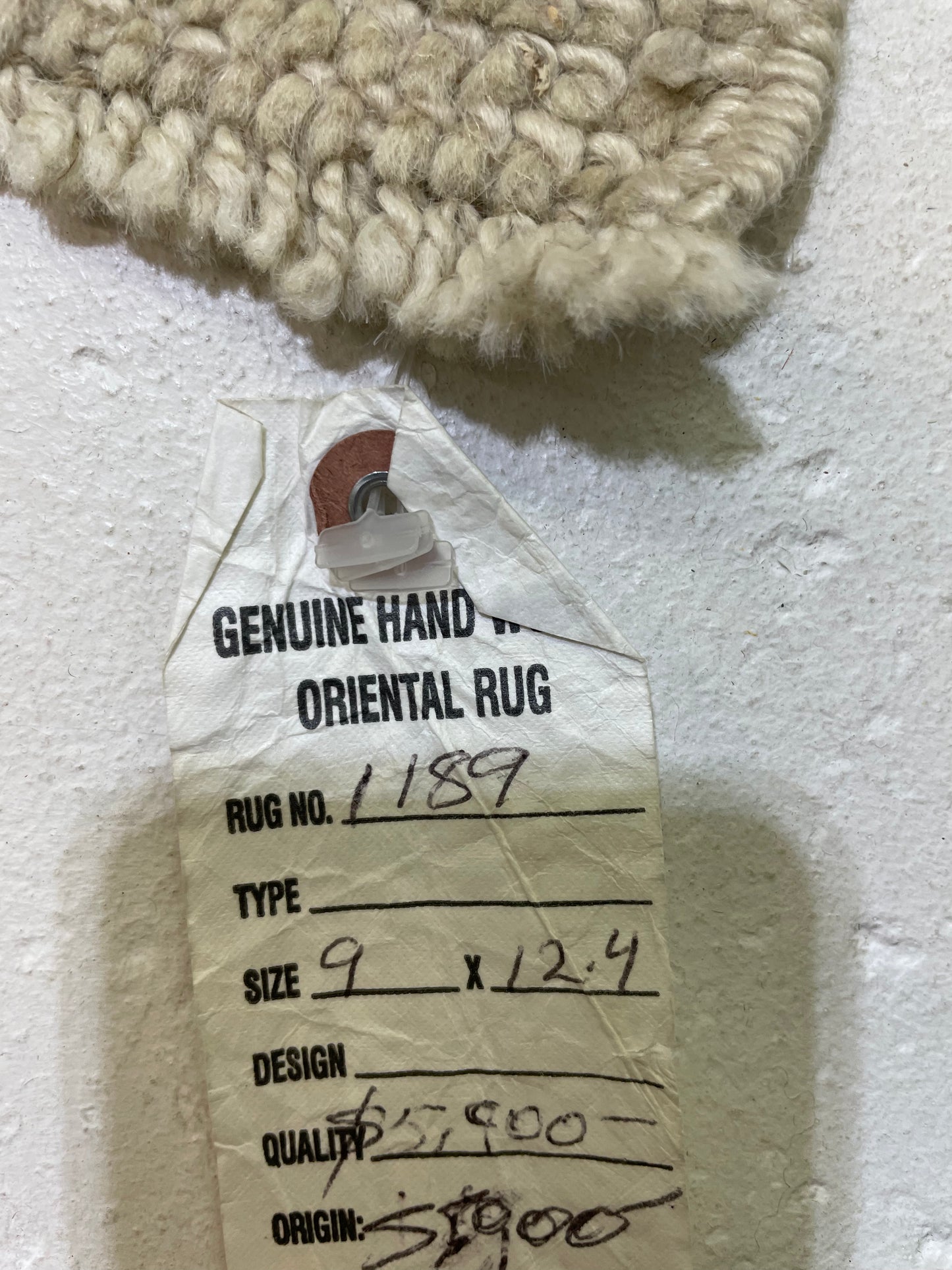 Hand-Knotted Wool Rug Turkish Oushak 9' x 12'4"