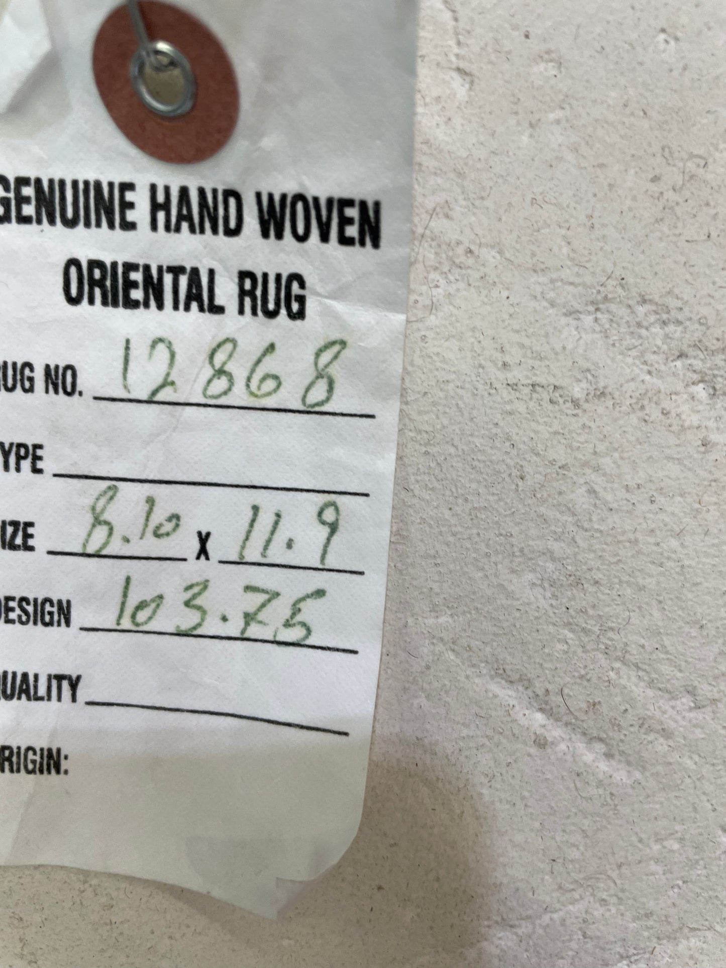 Hand-Knotted Wool Rug Turkish Oushak 8'10" x 11'9"