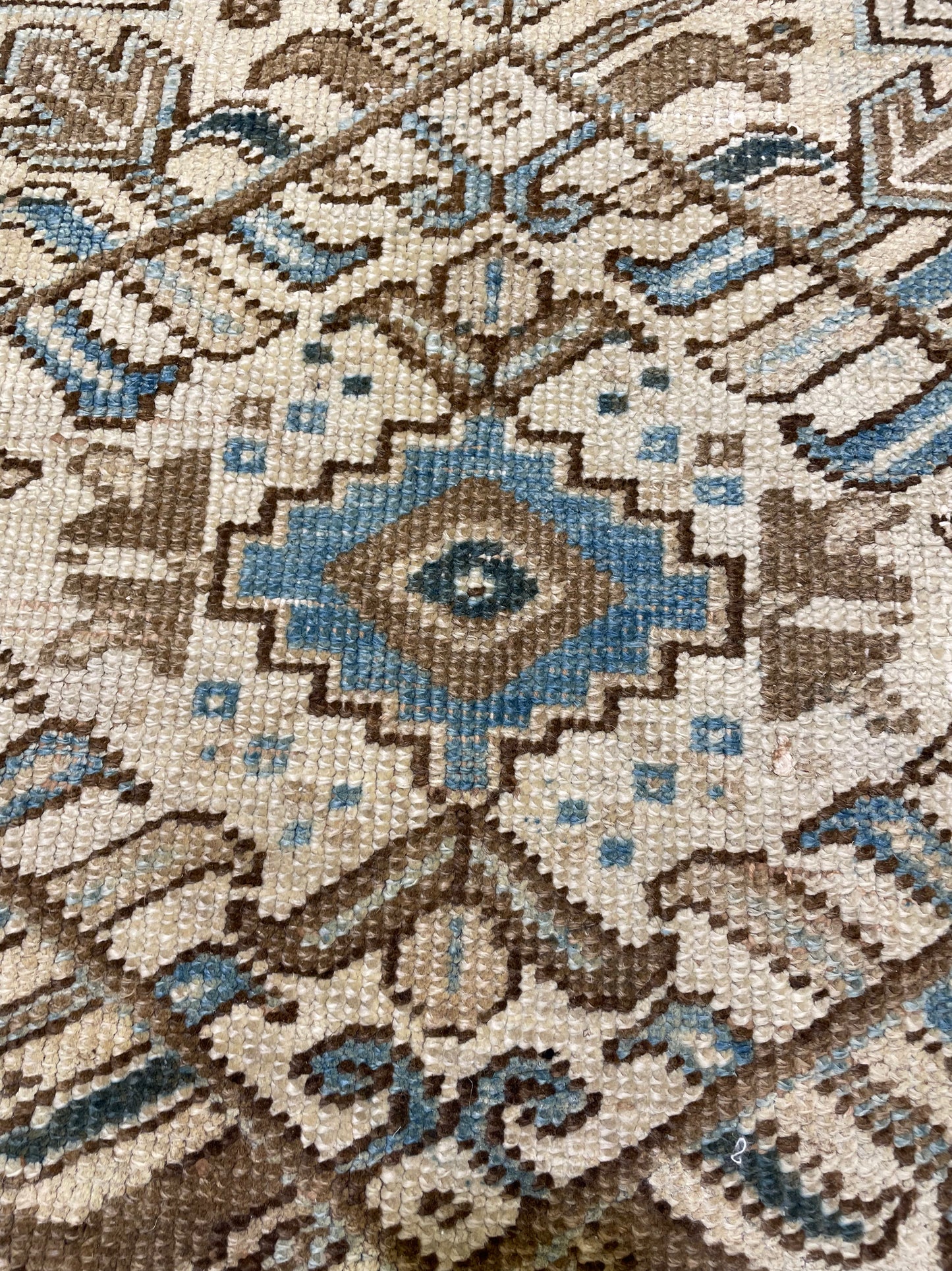 Hand-Knotted Wool Rug Turkish Oushak 7'8" x 9'9"