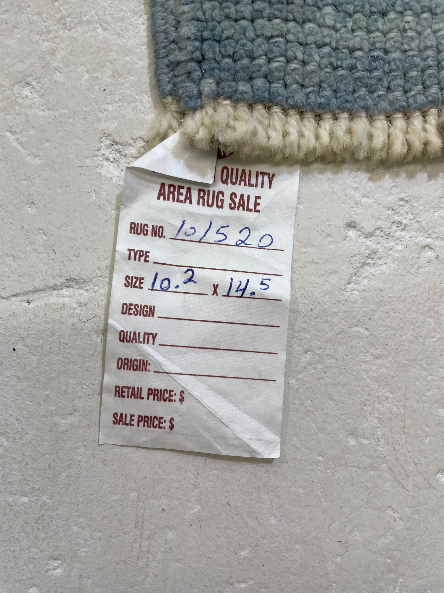 Hand-Knotted Wool Rug Turkish Oushak 10'2" x 14'5"