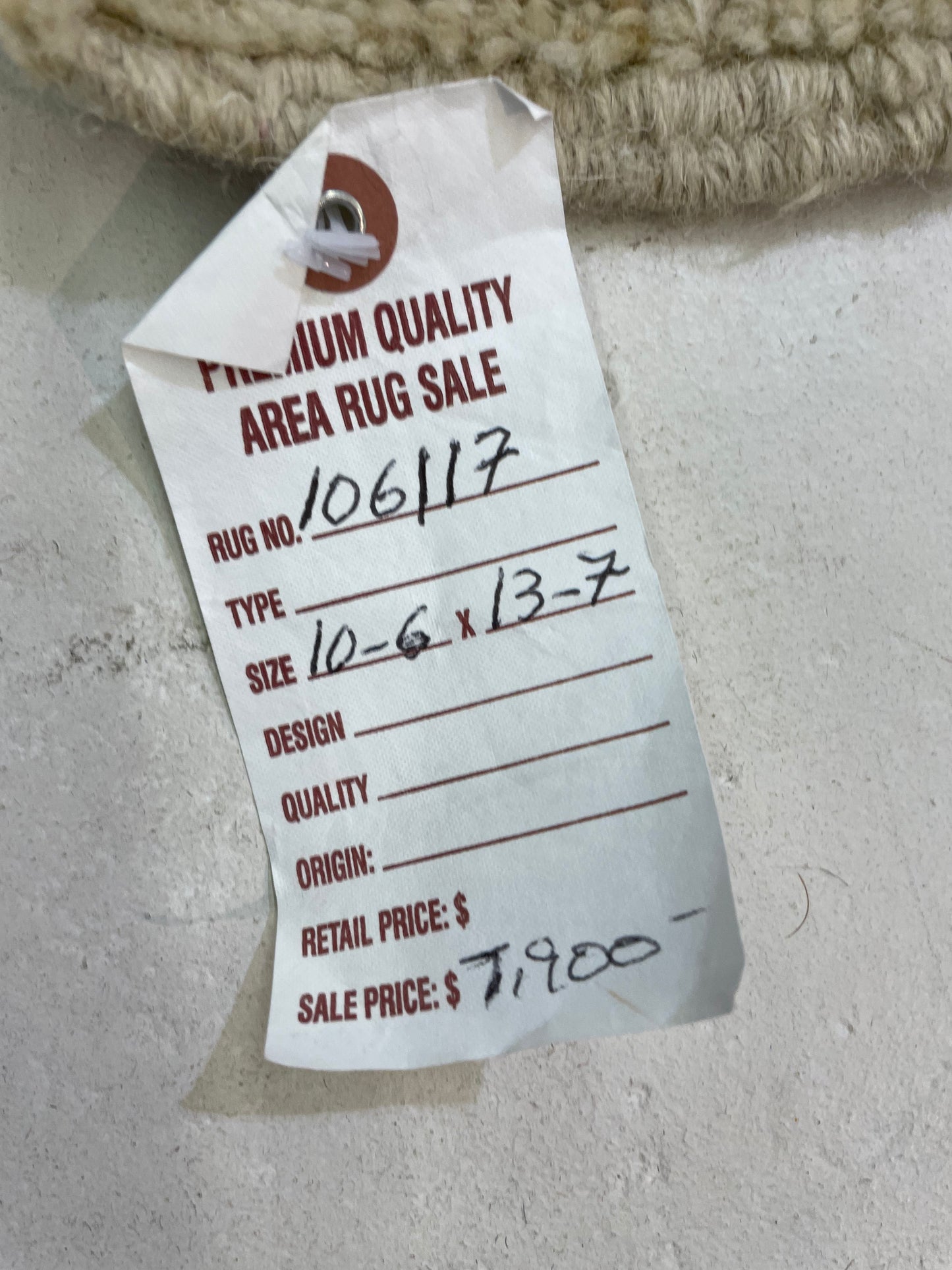 Hand-Knotted Wool Rug Turkish Oushak 10'6" x 13'7"