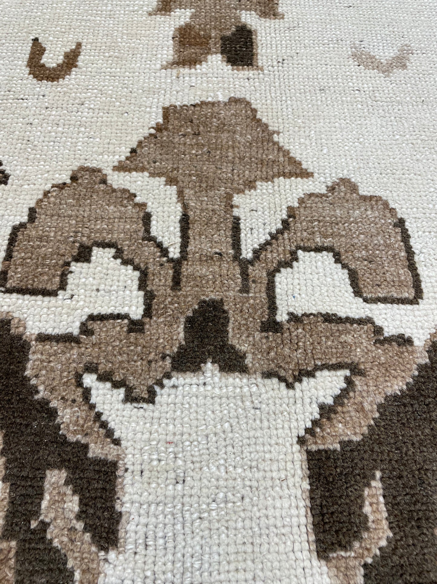 Hand-Knotted Wool Rug Turkish Oushak 10' x 13'9"