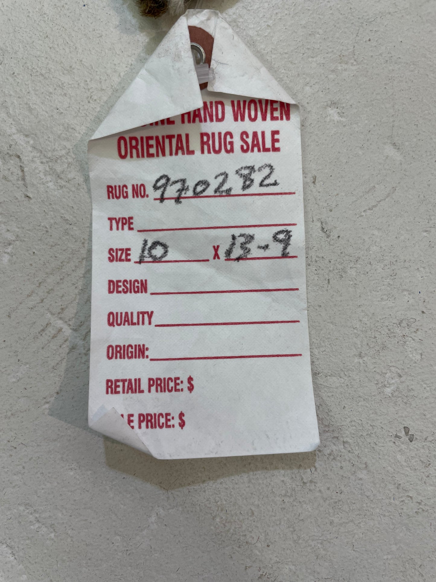 Hand-Knotted Wool Rug Turkish Oushak 10' x 13'9"