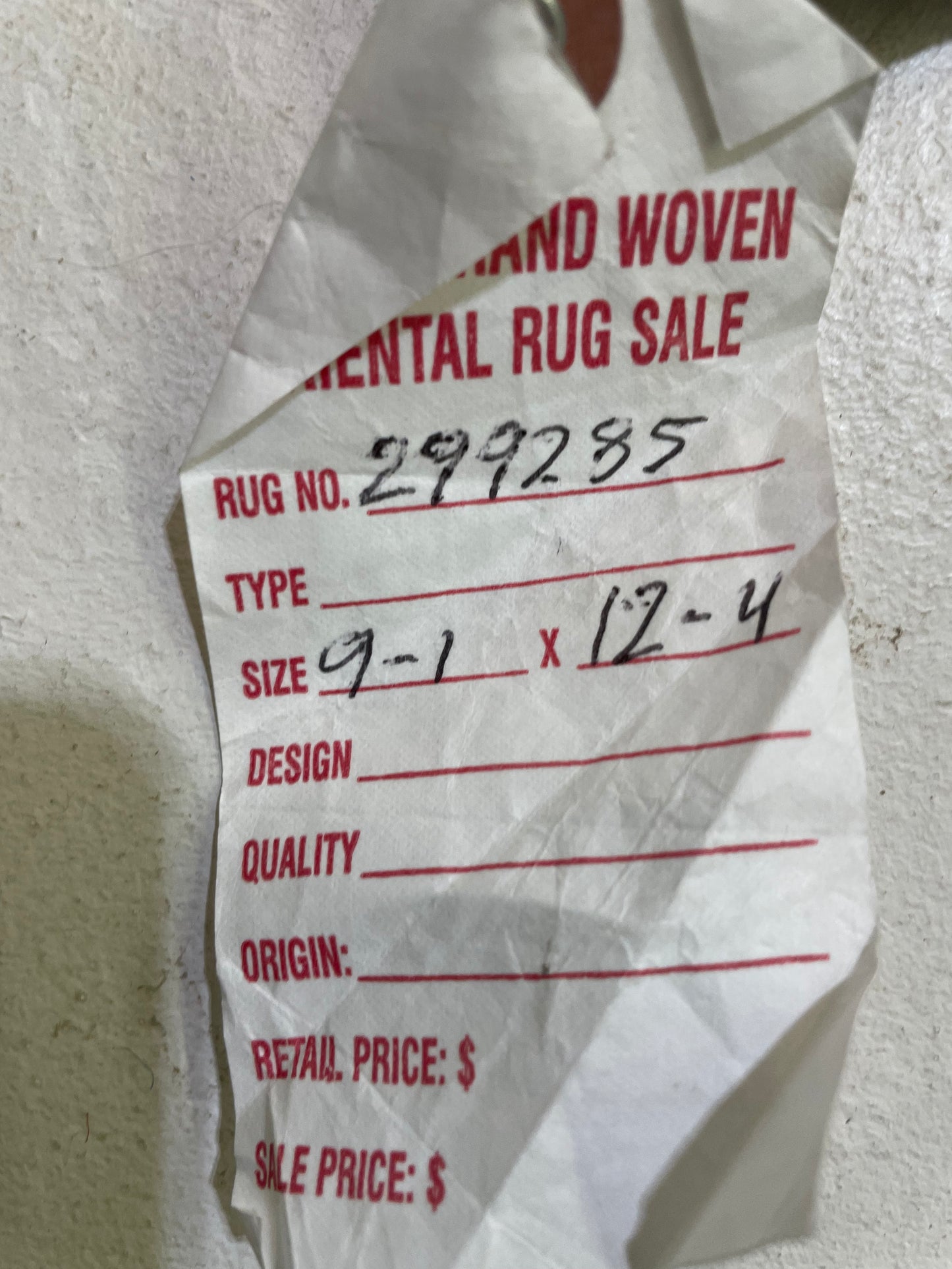 Hand-Knotted Wool Rug Turkish Oushak 9'1" x 12'4"