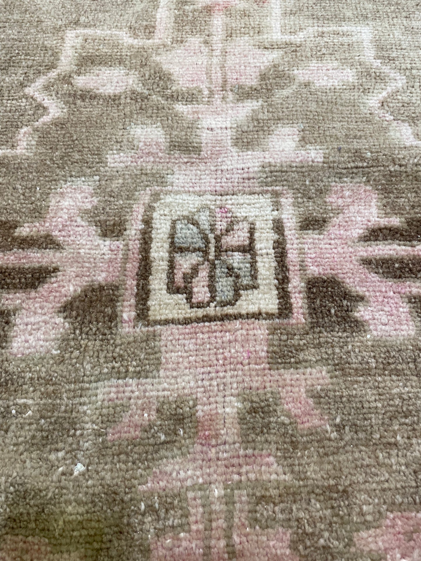 Hand-Knotted Wool Rug Turkish Oushak 6'6" x 11'3"