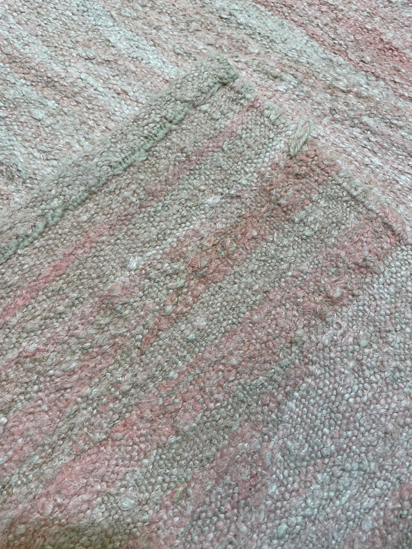 Hand-Knotted Wool Rug Turkish Oushak 9'8" x 12'10"