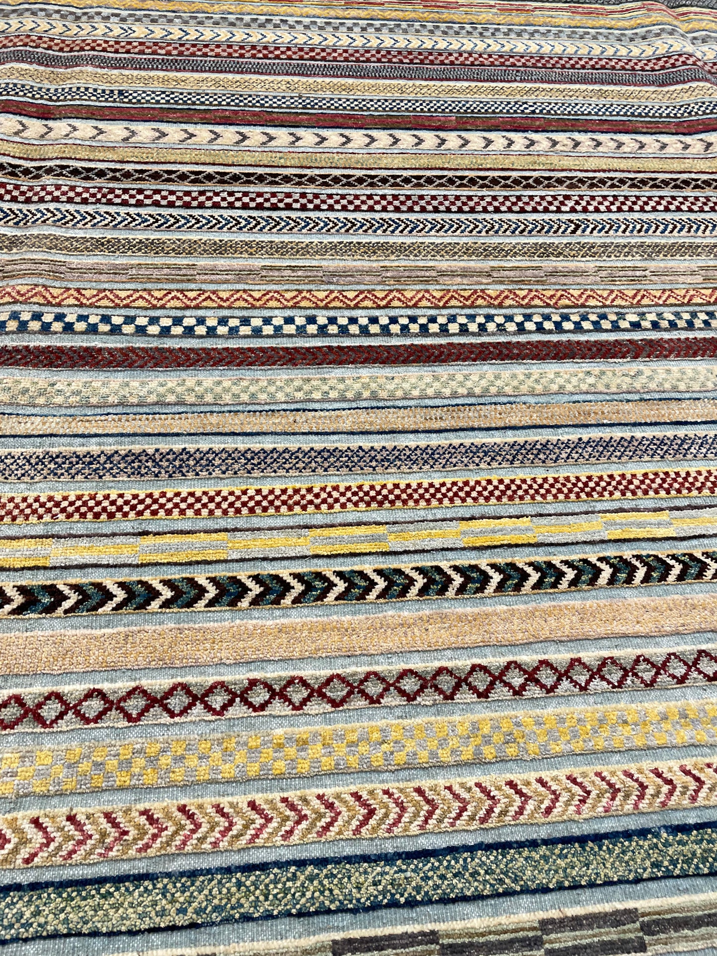 Hand-Knotted Wool Rug Turkish Oushak 10'1" x 13'9"