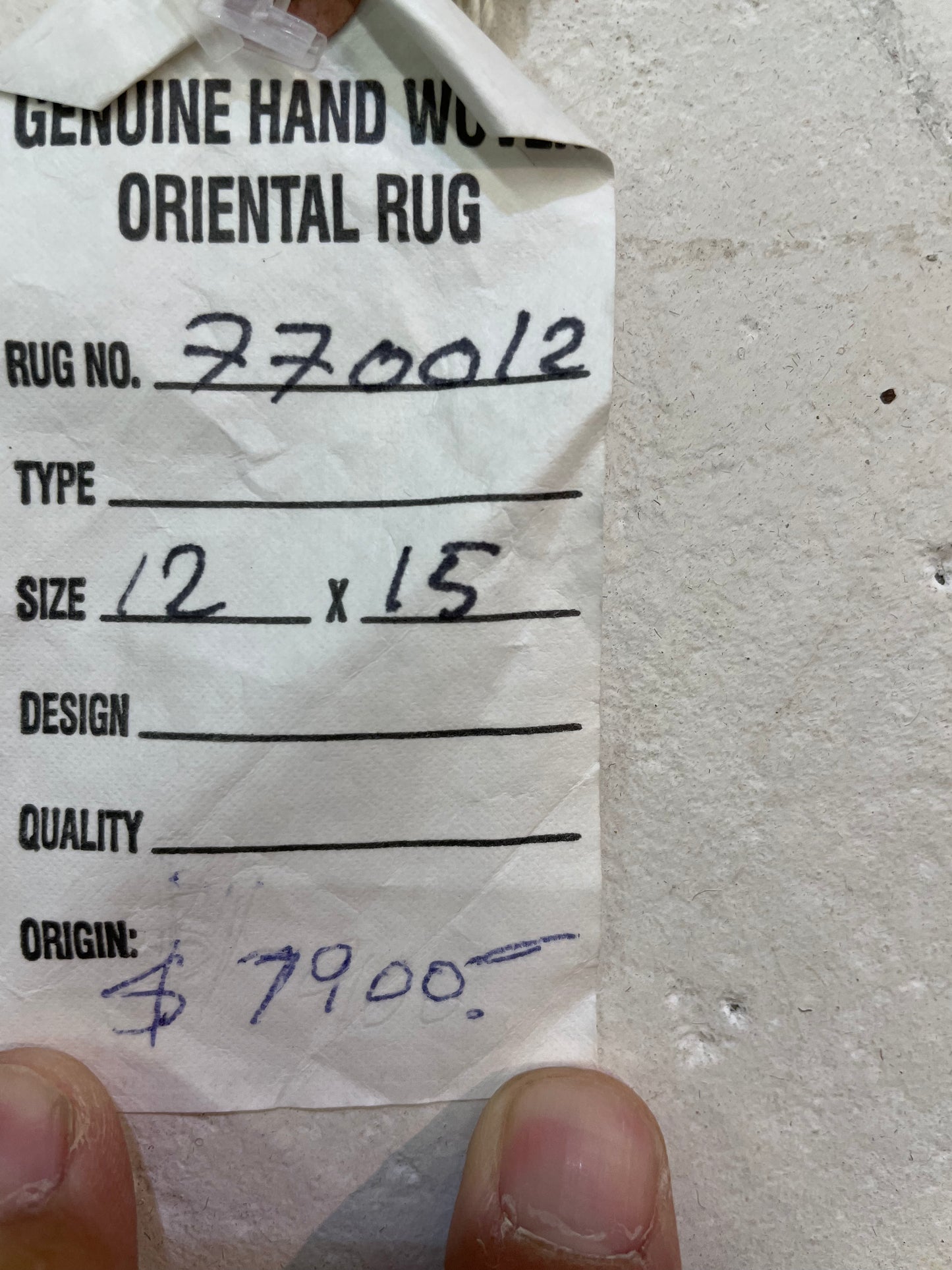 Hand-Knotted Wool Rug Turkish Oushak 12' x 15'