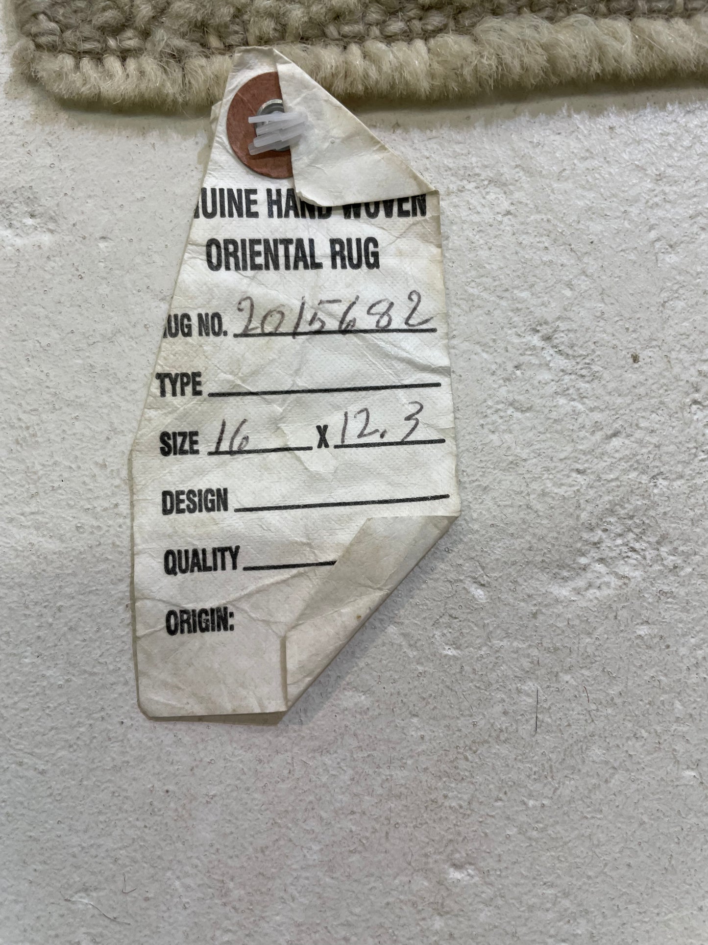 Hand-Knotted Wool Rug Turkish Oushak 12'3" x 16'