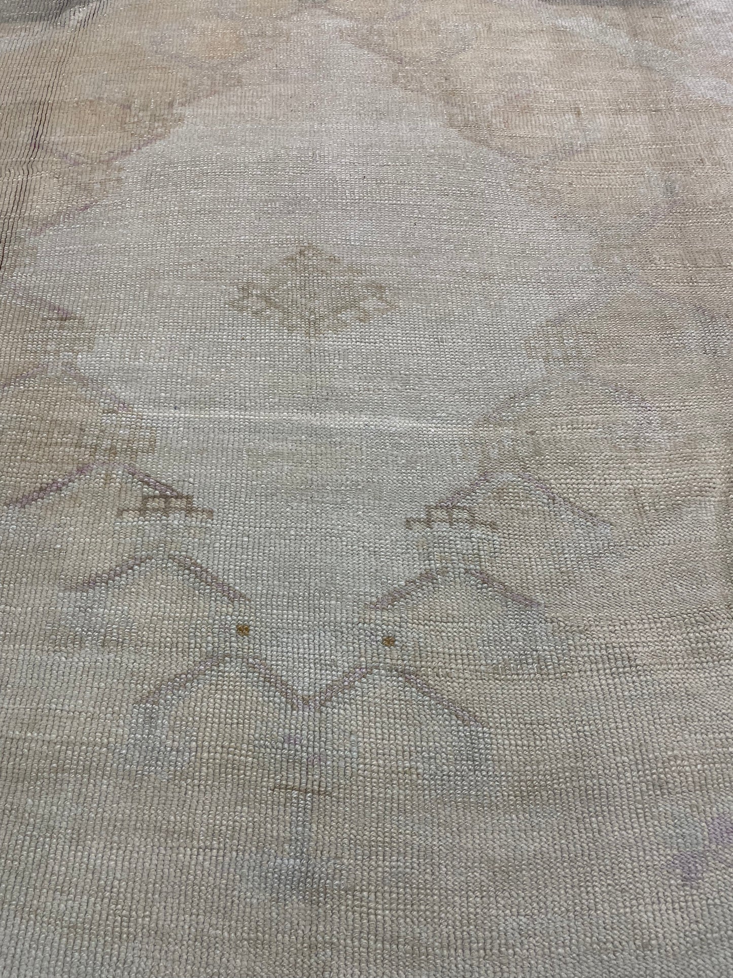Hand-Knotted Wool Rug Turkish Oushak 8' x 12'2"