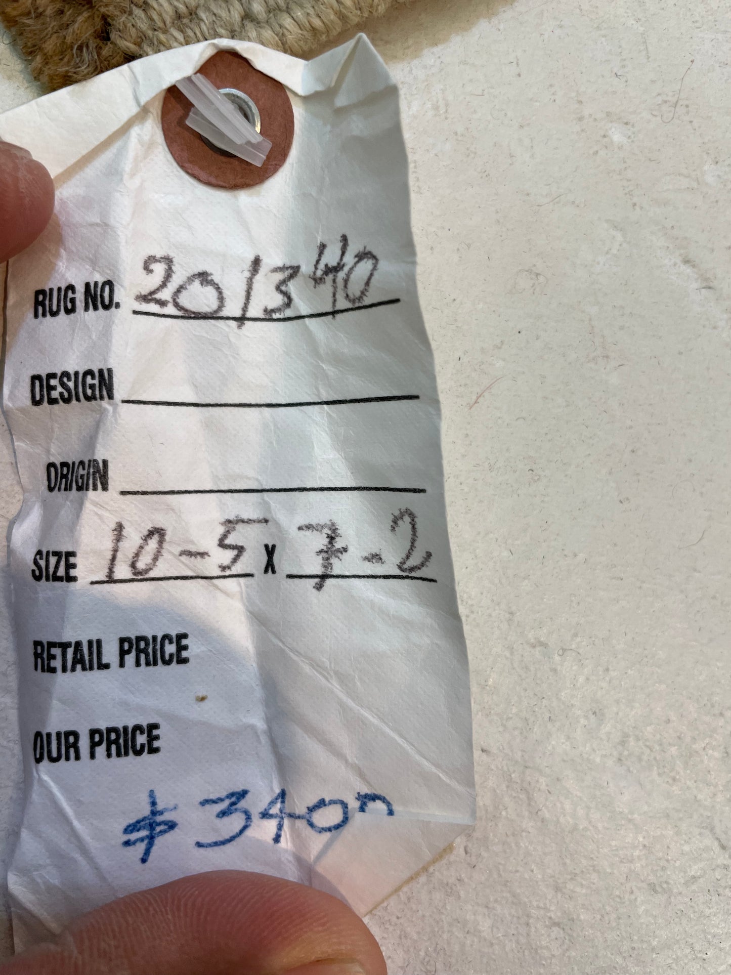 Hand-Knotted Wool Rug Turkish Oushak 7'2" x 10'5"