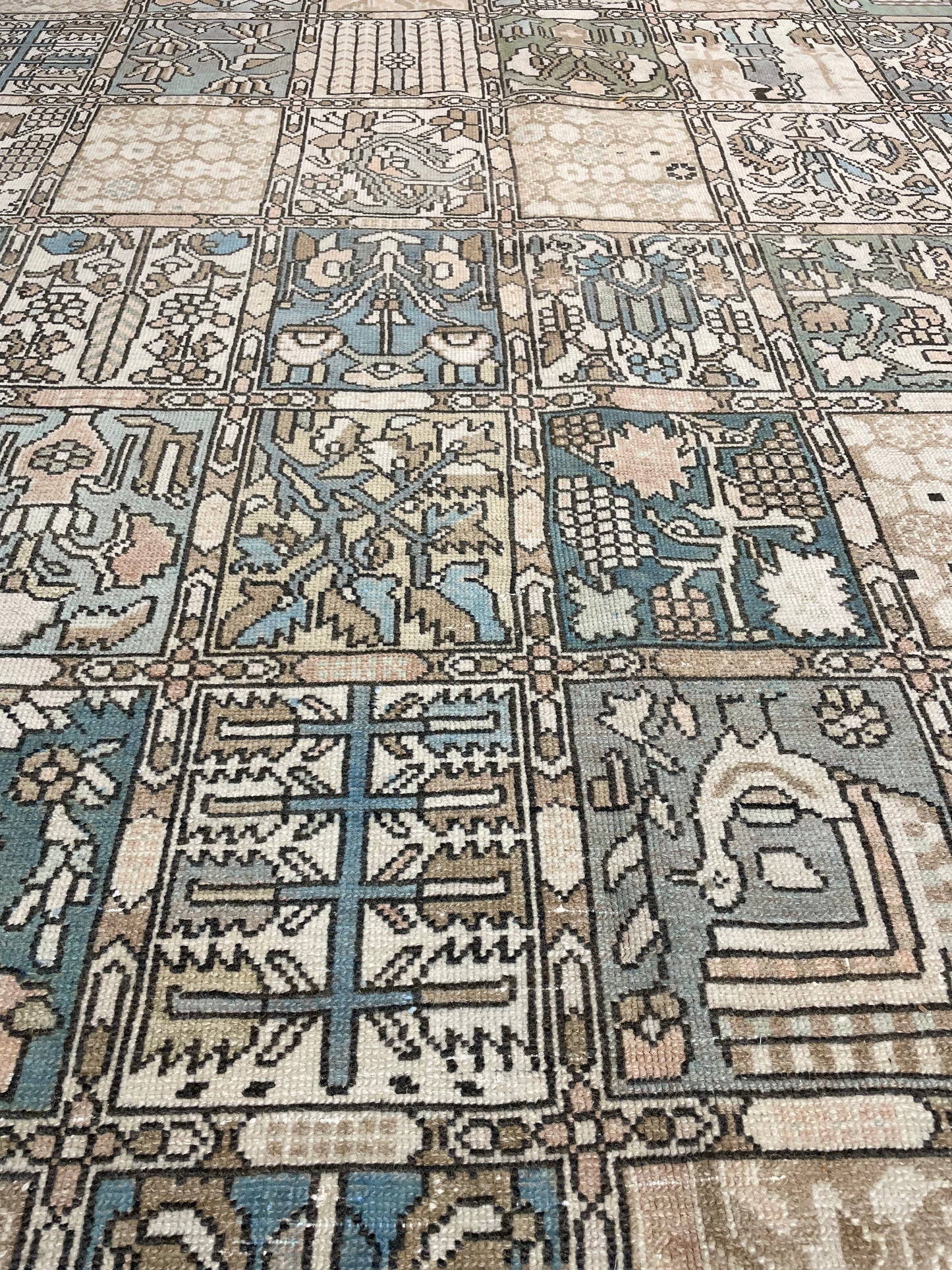 Hand-Knotted Wool Rug Turkish Oushak 7'1" x 10'3"